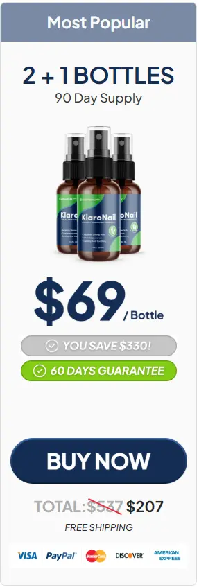 KlaroNail 3 Bottle Price